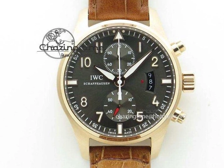 MIROTIME 0224 Soft MARK XVIII IW327001 SS FKF 1:1 Best Edition Black Dial On Black Leather Strap 7119